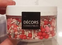 Décors comestibles, mix coeurs