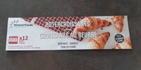 Croissants au beurre