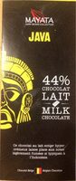 Chocolat lait java 44%