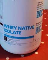 Whey native isolate Chocolat