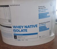 Whey native isolate Vanille