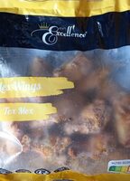 Ailes de poulet cuites roties Tex Mex halal
