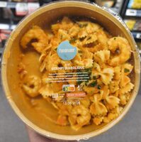 Bowl farfalles scampi diabolique