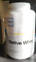 Protéines native whey vanille
