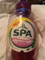 Duo boisson rafraîchissante non pétillante mûre framboise
