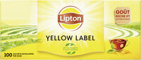 Lipton Thé Noir Yellow Label 100 Sachets