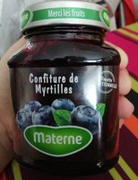 Confiture De Mirtilles, 450 Grammes, Marque Materne