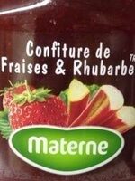 MATERNE confituur aardbei-rabarber