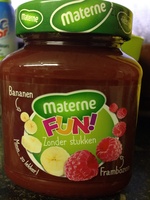 Confiture bananes-framboises