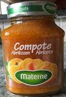 Compote D'abricots, 375 Grammes, Marque Materne