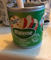 Compote de pommes avec morceaux