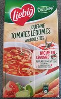 Deli soup' Julienne tomates-légumes avec boulettes