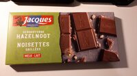 Chocolat au lait aux noisettes grillées