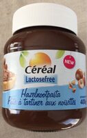 Pâte à tartiner aux noisettes Lactosefree
