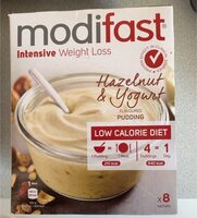 Pudding noisettes et yaourt