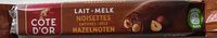 Côte d'Or Lait Noisettes