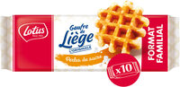 LOTUS Gaufre de Liège Perles de sucre Format Familial 450g (10x1p)