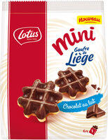 Mini - Gaufre de Liège - Chocolat au lait