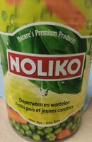 Petits pois et jeunes carottes