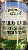 Epinards hachés