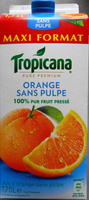 Jus d'Orange sans pulpe