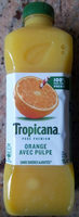Orange avec pulpe origine