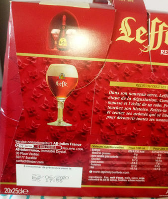 Leffe Ruby - Bière fruitée aromatisée aux fruits rouges