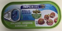 Ansjovis - in olijfolie - gerold met kappertjes