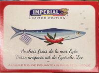 Anchois frais de la mer Egée à l'huile d'olive piquante