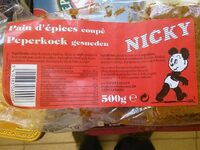 Pain d'épices coupé
