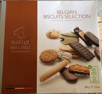 Belgian biscuits selection