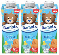 Bambix Drinkpapje Biscuits 12+ Maanden 3x250ML