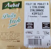 Filet de poulet à l'italienne