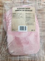 Jambon cuit dégraissé