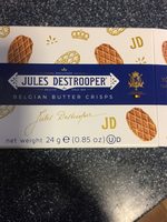 Belgian butter crisps