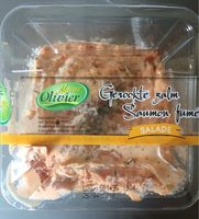 Préparation tartinable à base de saumon fumé