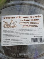 Galette d elvaux fourre moka