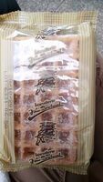 Gaufre molle avec sucre en poudre