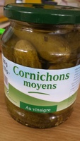 Cornichons moyens (au vinaigre)