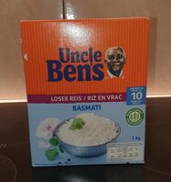 Reis:  Basmati-Reis Uncle Ben‘s