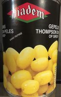 Raisins Thompson pelés au sirop