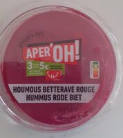 Houmous betterave rouge