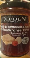 Confit de framboises litchis
