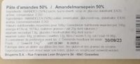 Pâtes d'amandes 50