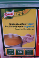 Bouillon de poule dégraissé