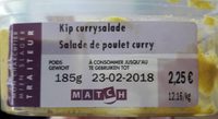 Salade de poulet curry