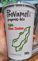 Soja. Ohne Zucker.