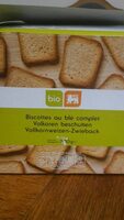 Biscottes au blé complet