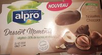 Dessert moment noisettes chocolat
