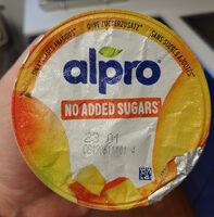 Soy yogurt mango